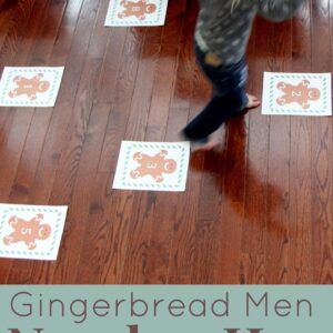 Gingerbread Men Number Hop