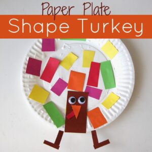 Paper Plate Shape Turkey Craft