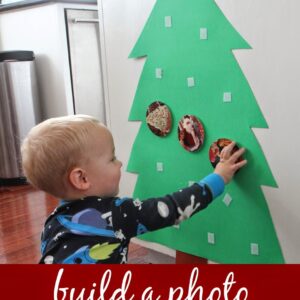Build a Photo Christmas Tree for Babies & Toddlers
