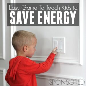 Easy Bingo Game To Teach Kids to Conserve Energy