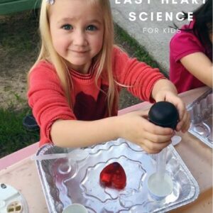 Easy Frozen Heart Science Activity for Toddlers and Preschoolers