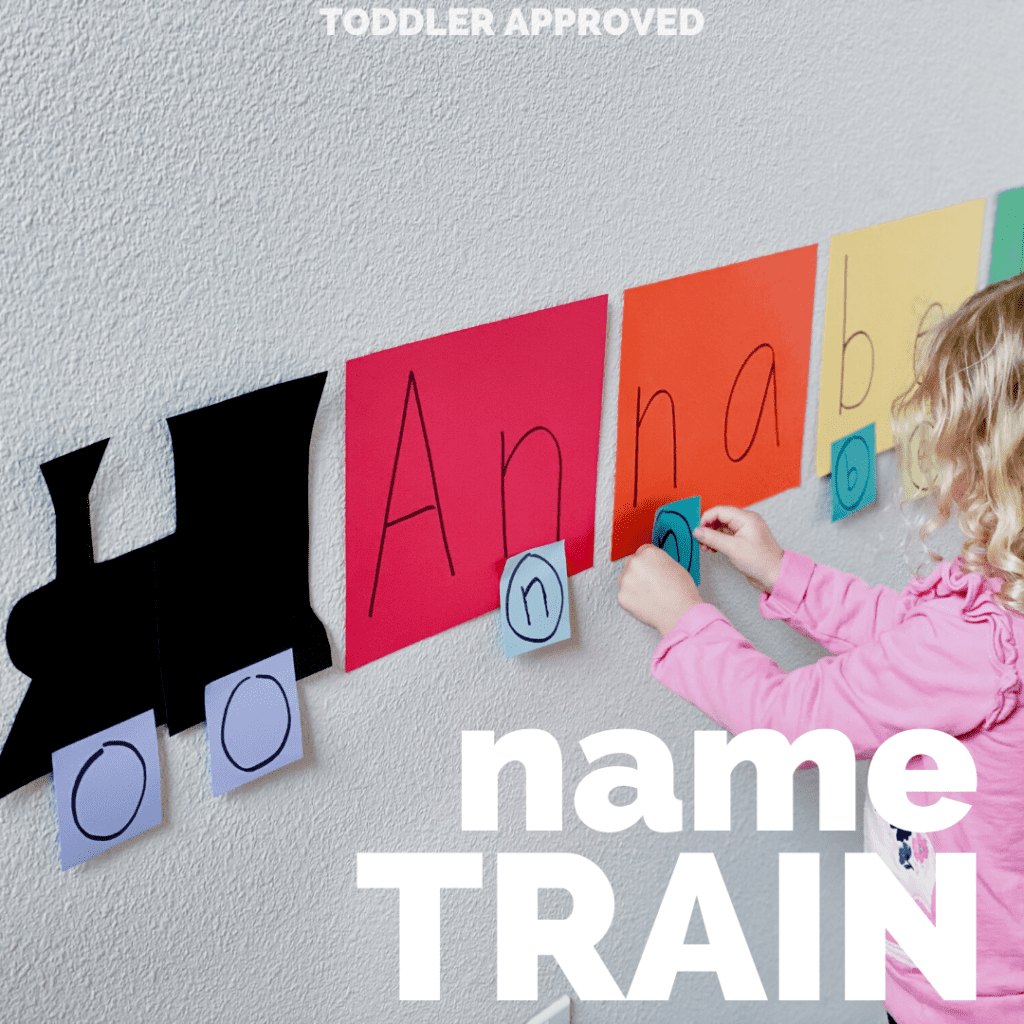 Name Train Preschool Matching Activity Toddler Approved