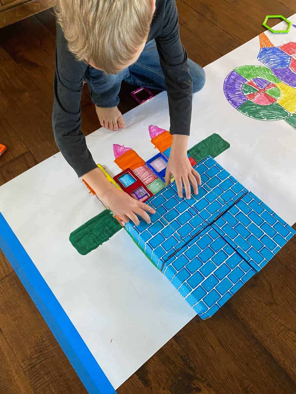 Paul Klee Inspired Shape Art Project for Kids Toddler