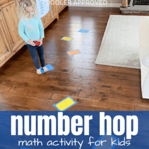 Number Hop Math Activity for Kids