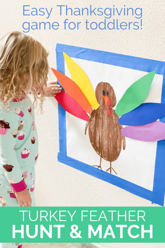 Easy Thanksgiving game for toddlers