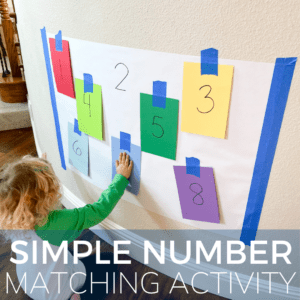 Simple Number Matching Activity
