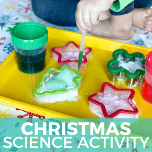 baking soda vinegar christmas science