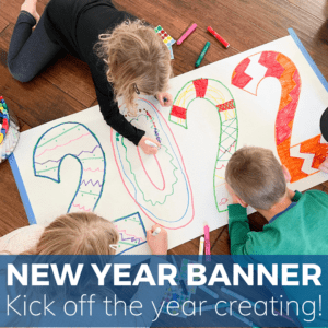 New Year Art Activity for Kids