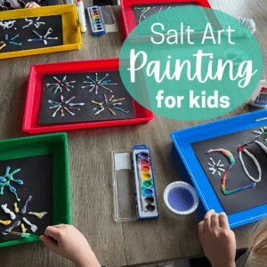 Colorful Salt Art Project