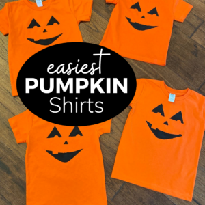 Easiest Pumpkin Shirts to Make