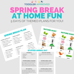 spring break camp at home activity plan for kids