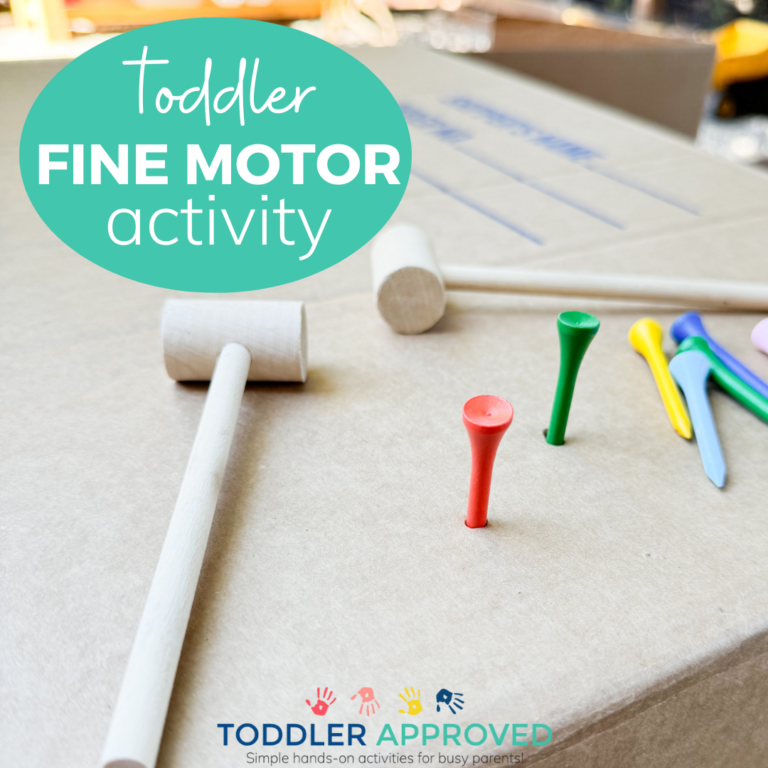 Playdough Fine Motor Activity - Toddler Approved