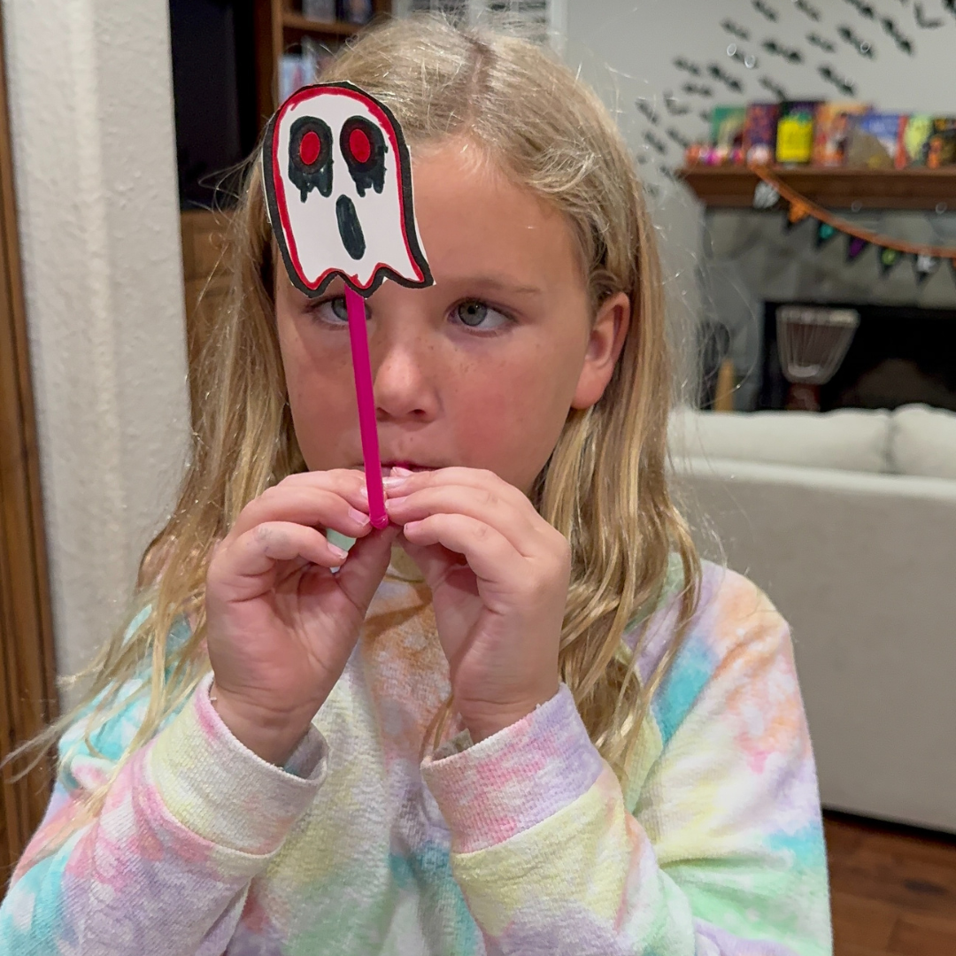 Halloween Craft- Straw Rockets for Kids - Toddler Approved